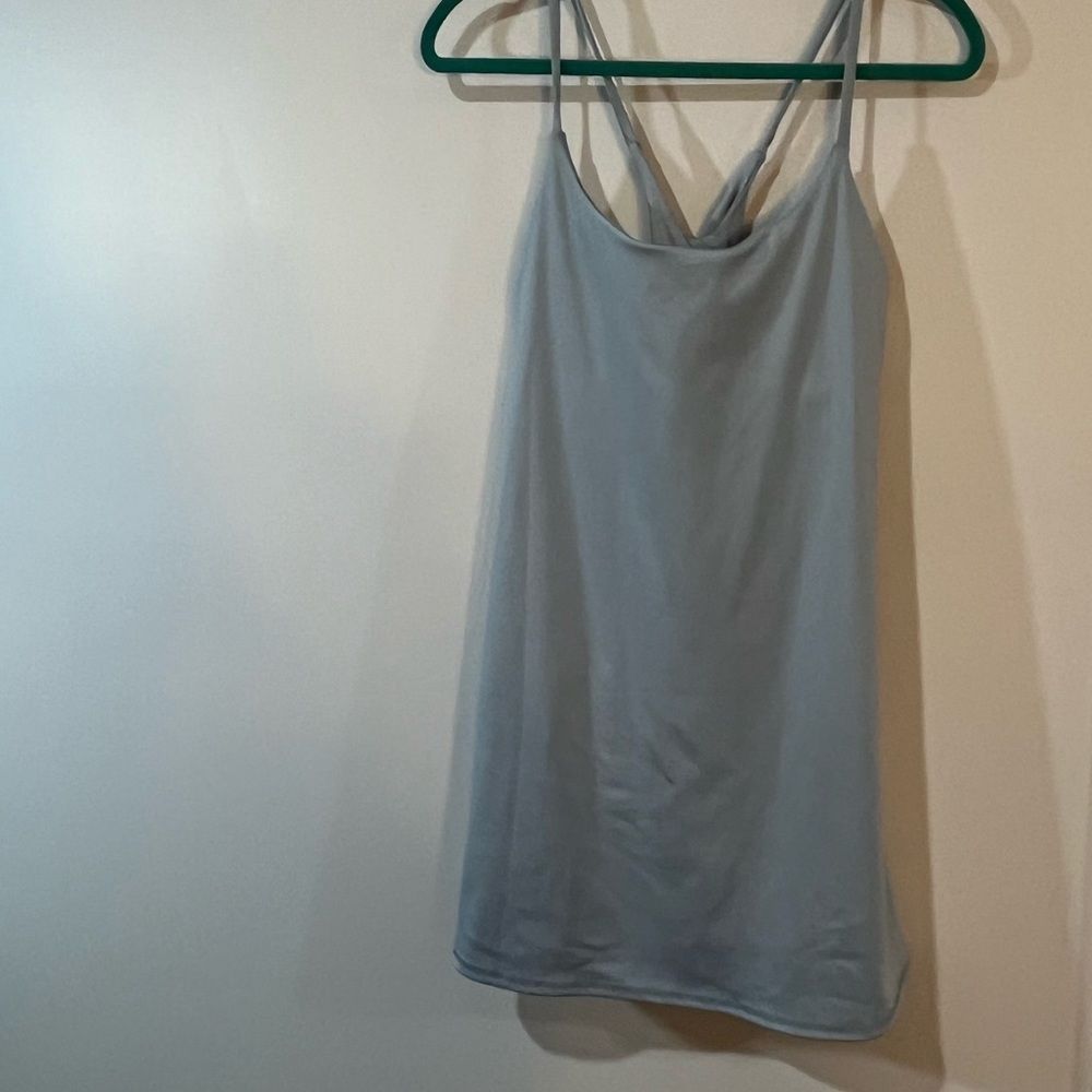 Aeropostale size XL romper/dress combo in cute dusty blue EUC - Picture 13 of 16
